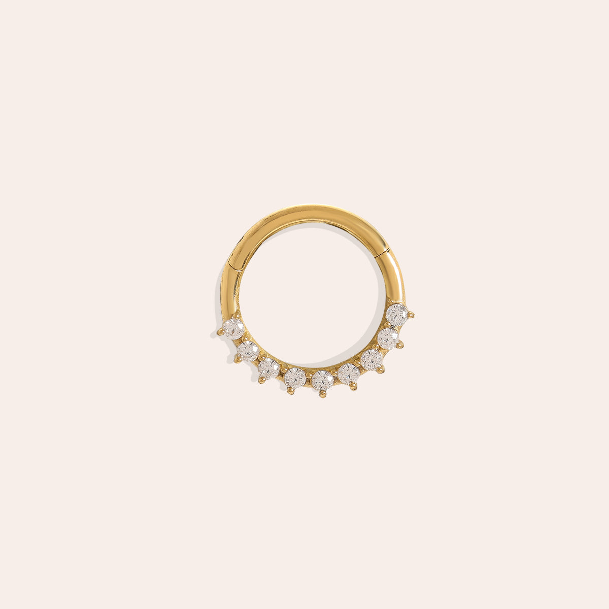 Piercing mini 12mm Diamond Circle