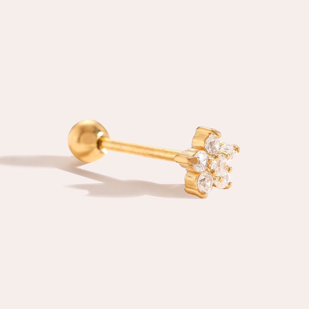 Piercing mini Diamond flower