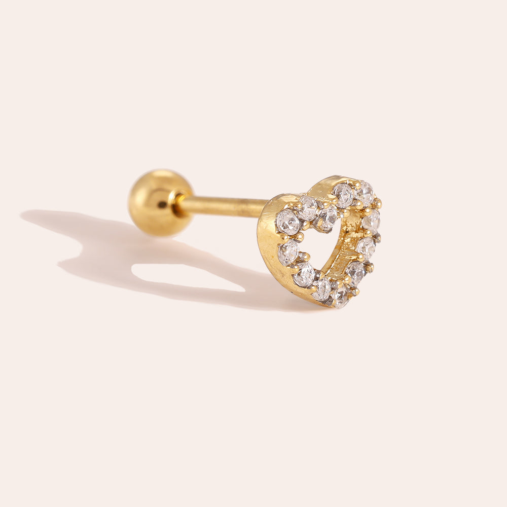 Piercing mini Diamond Heart