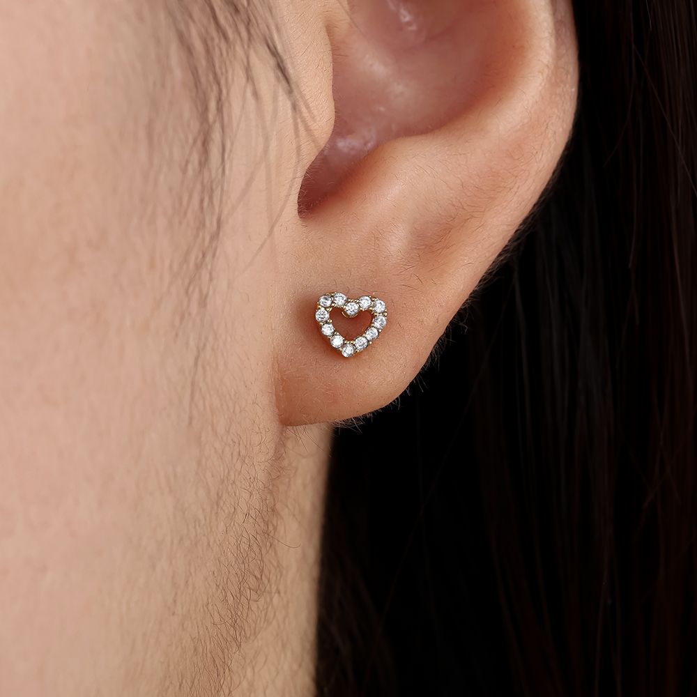 Piercing mini Diamond Heart