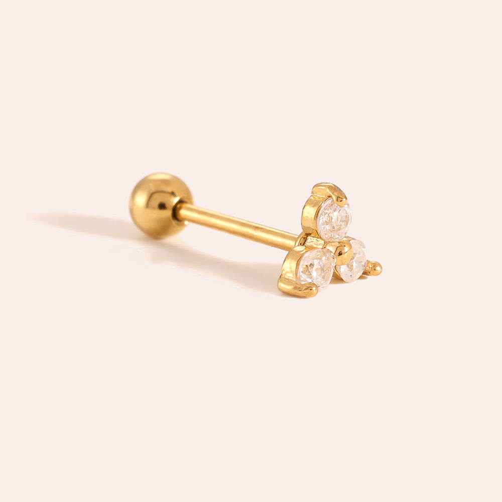Piercing mini 3 Zircons