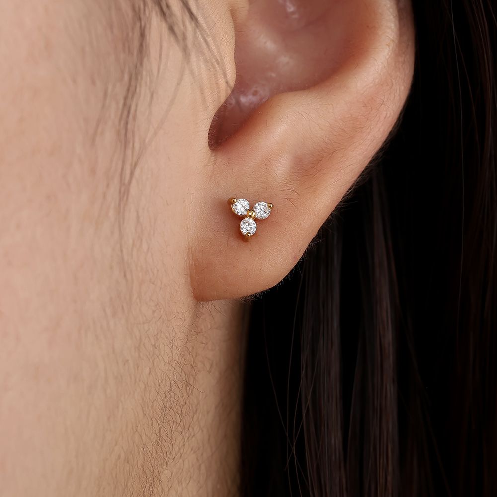 Piercing mini 3 Zircons