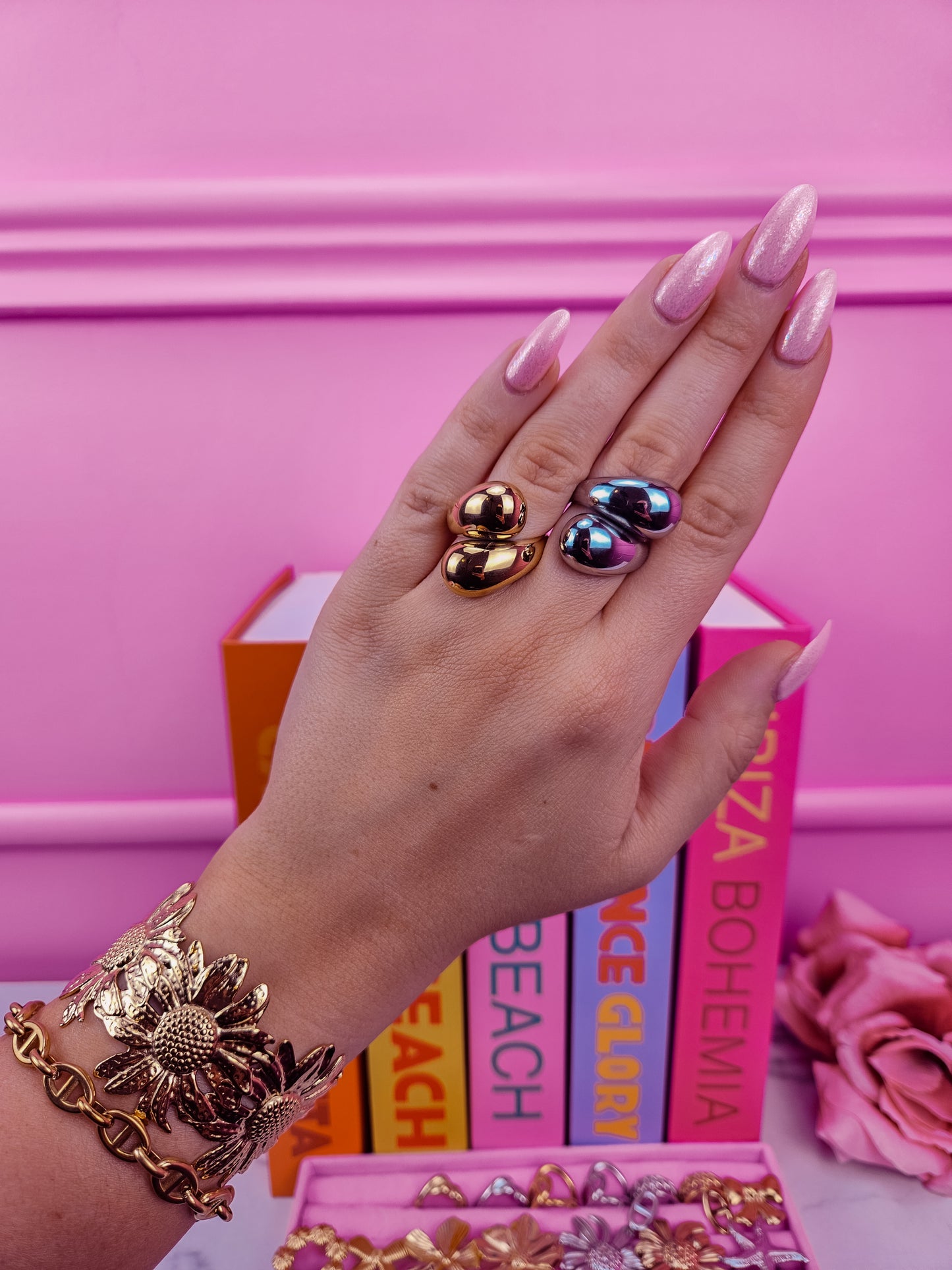 Bague Vintage XXL ARGENTÉE