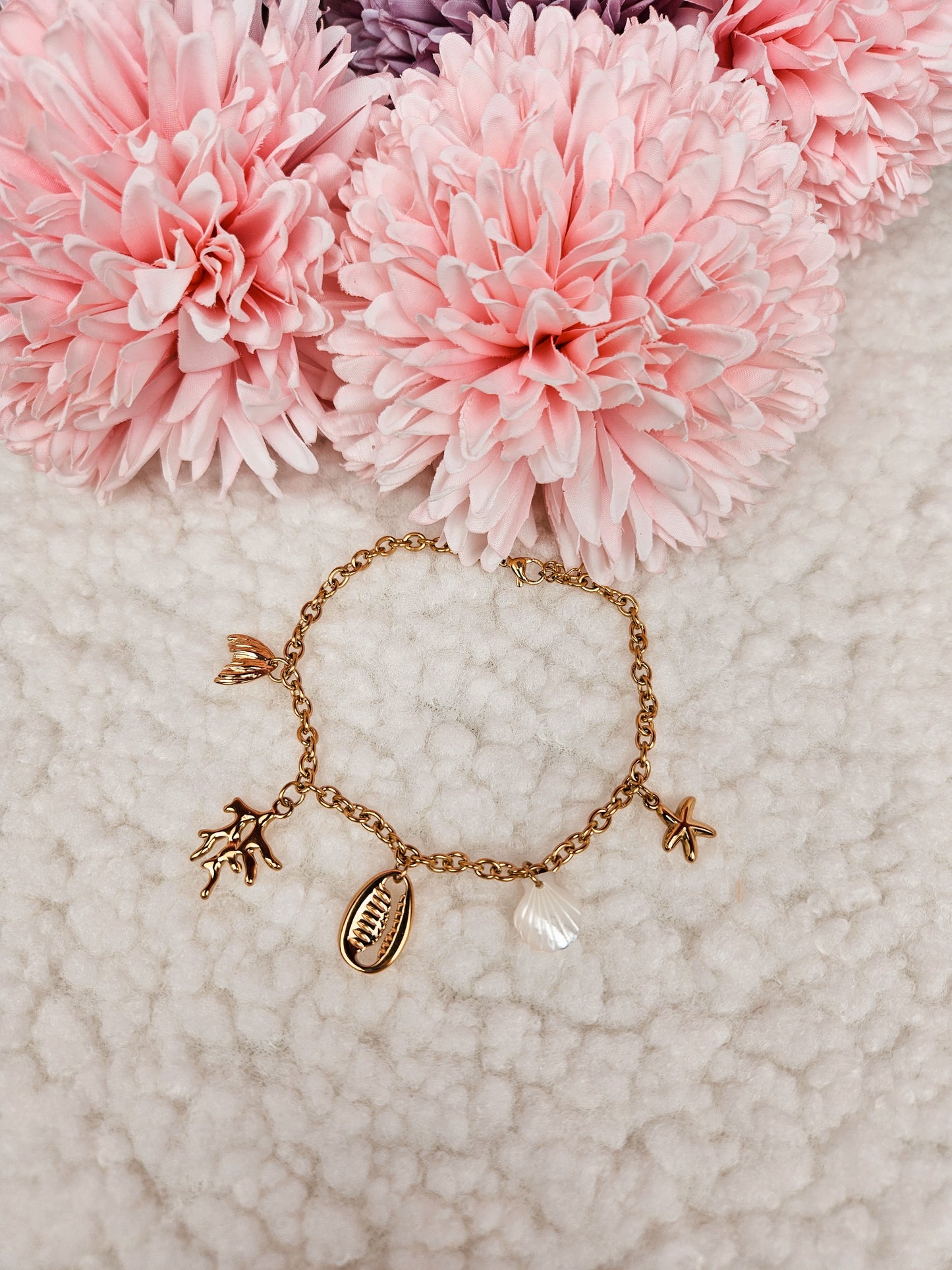 Bracelet Corail DORÉ