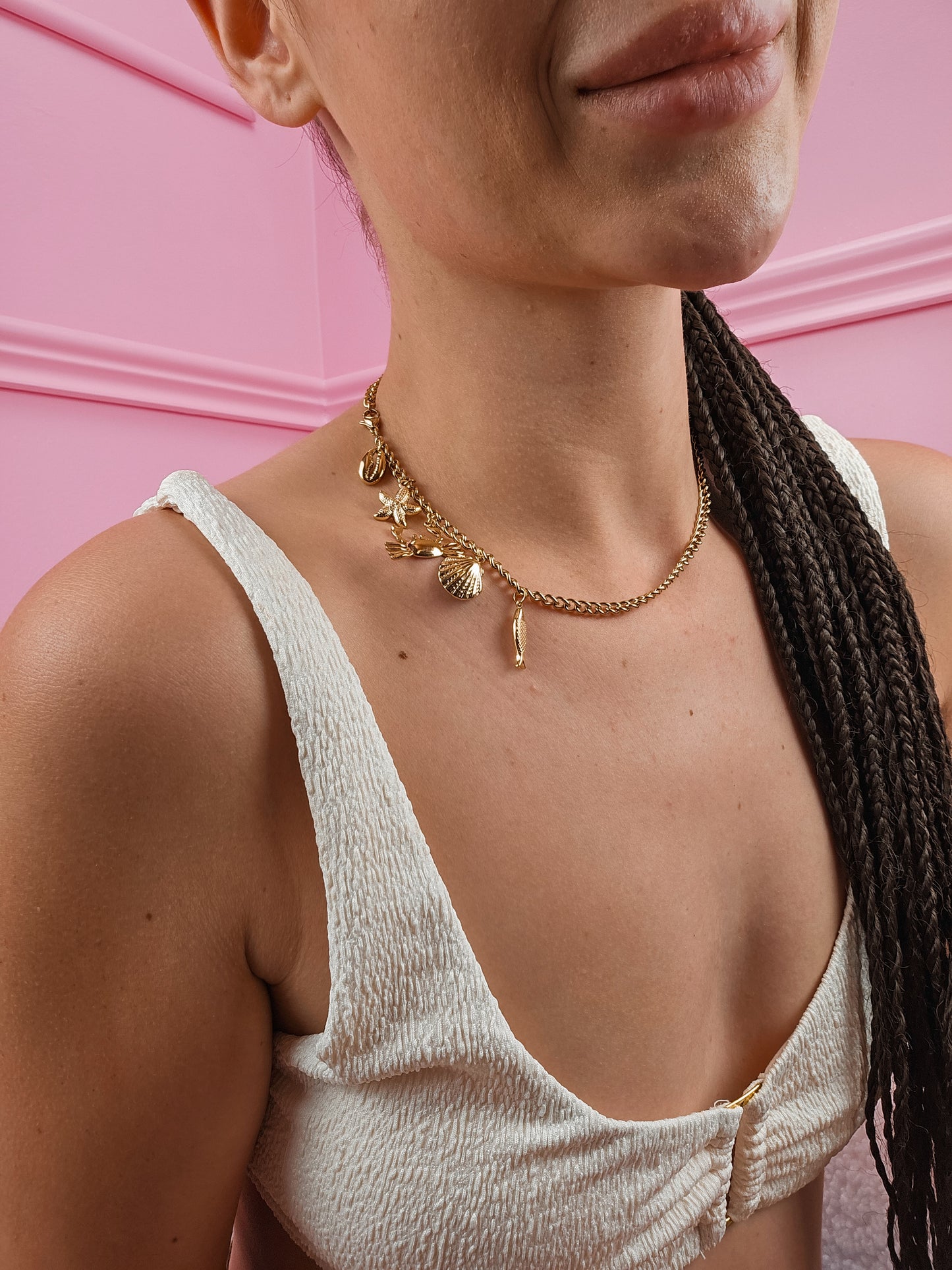 Collier Little Crab DORÉ