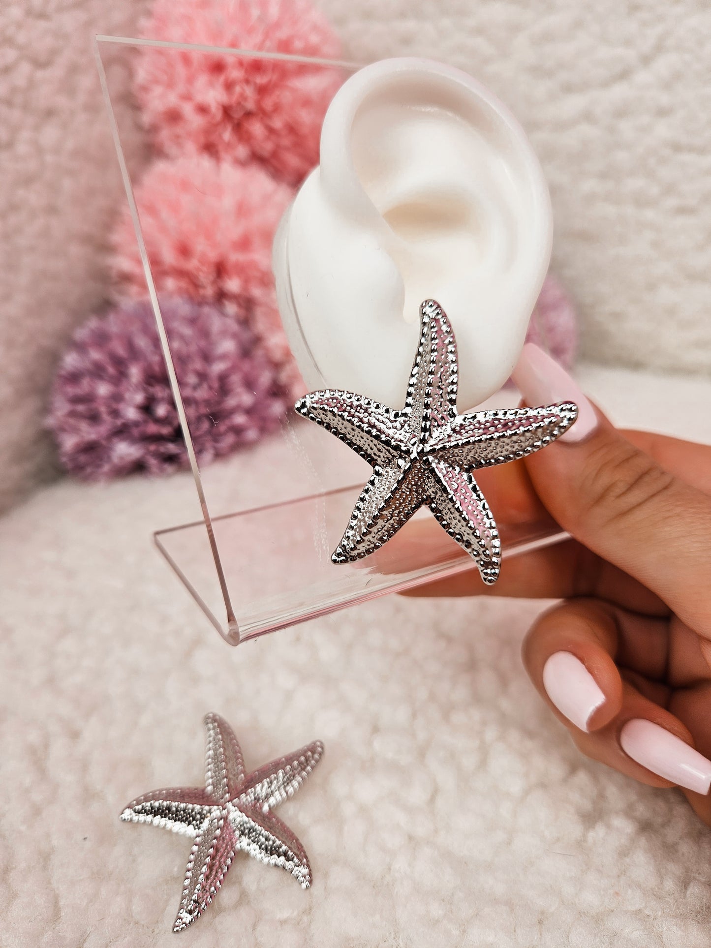 Boucles Sea Stars Maxi ARGENTÉ