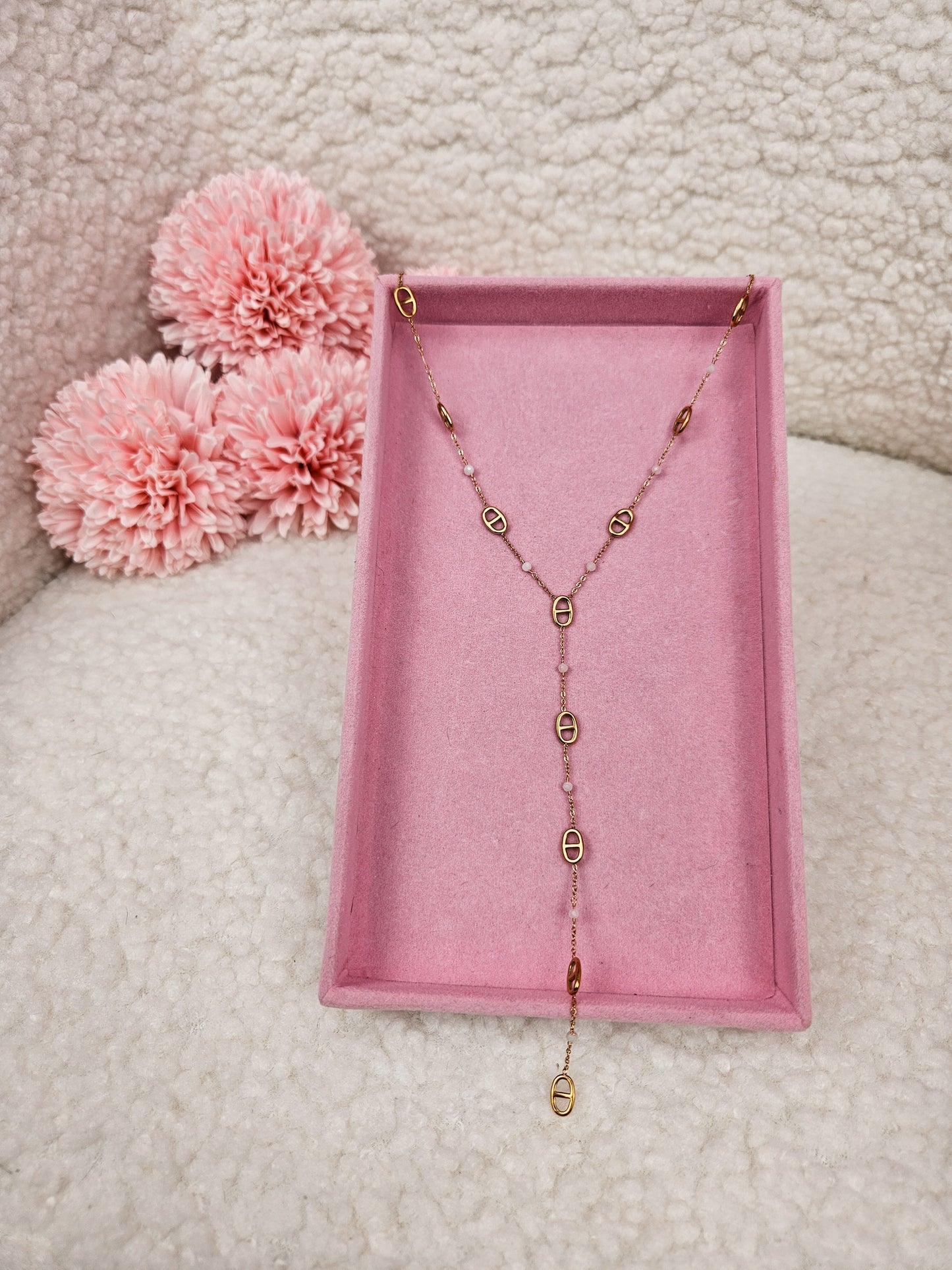 Collier Alessandraa Blanc DORÉ