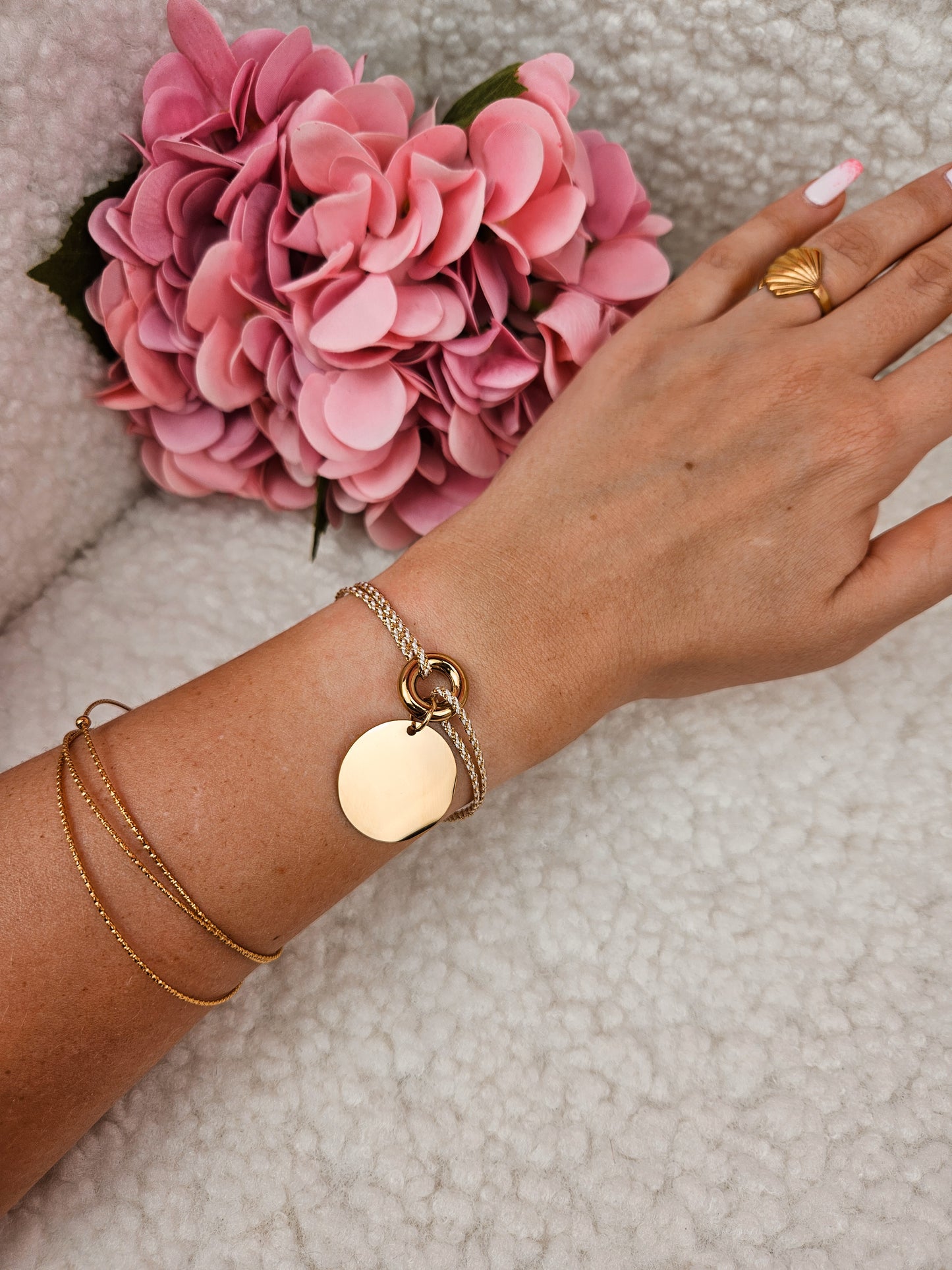 Bracelet Adelina NUDE DORÉ
