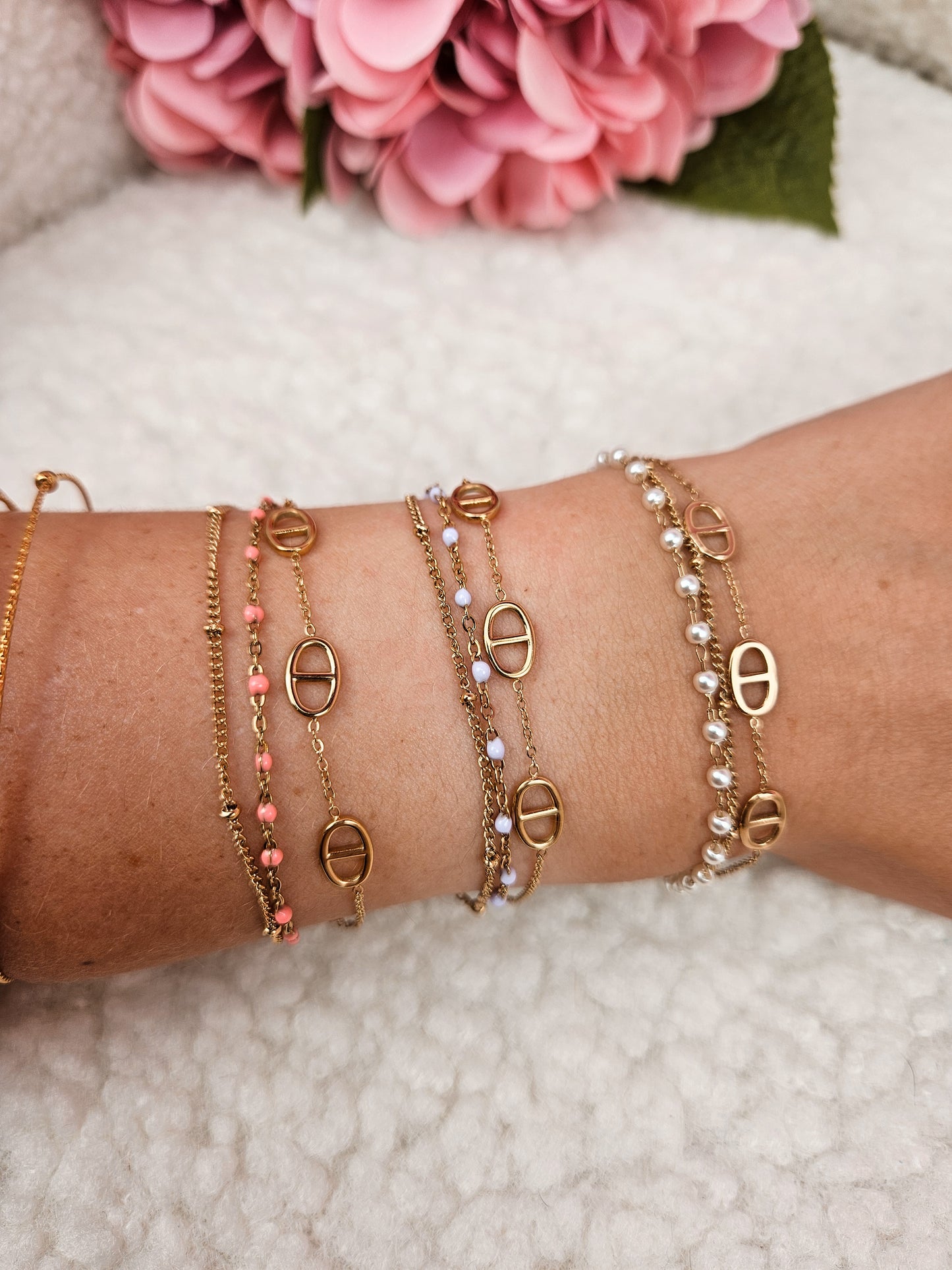 Bracelet Rosa DORÉ