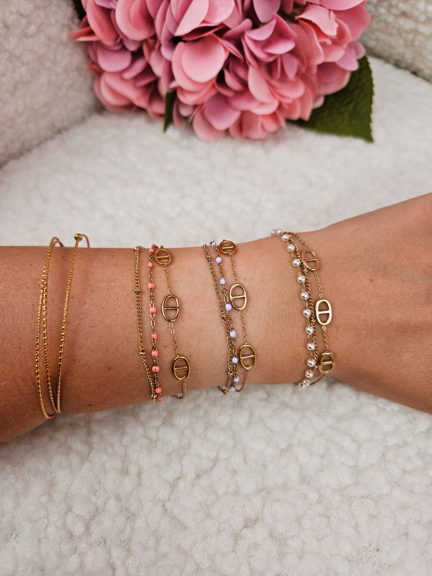 Bracelet Rosa DORÉ