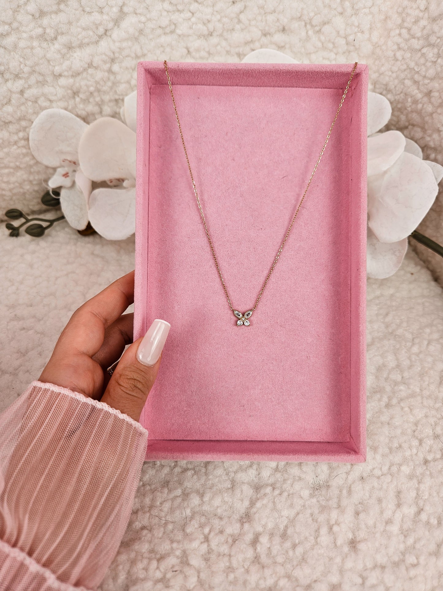 Collier Papillon DORÉ