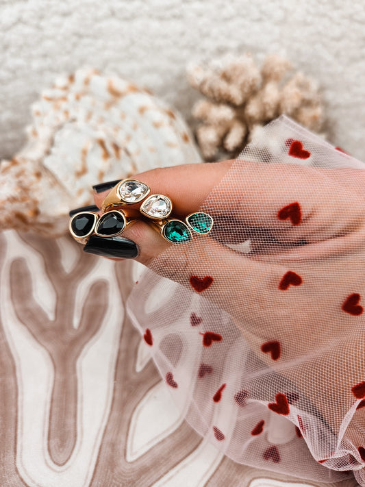 Bague Norita DORÉE DIVERS COLORIS
