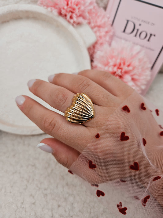 Bague Old money heart DORÉE