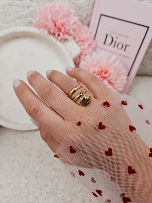 Bague Shell mini DORÉE