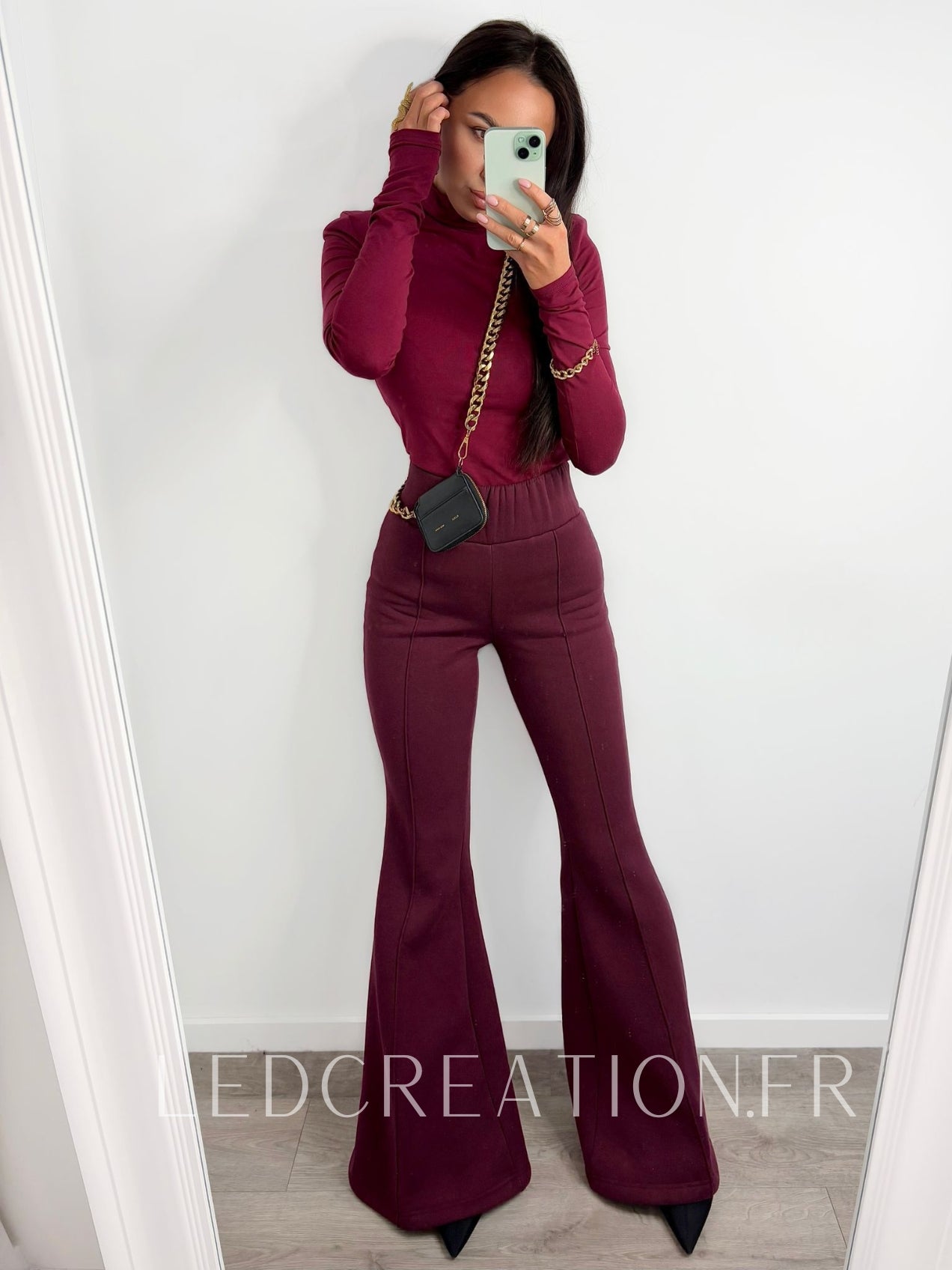 Pantalon Burgundy