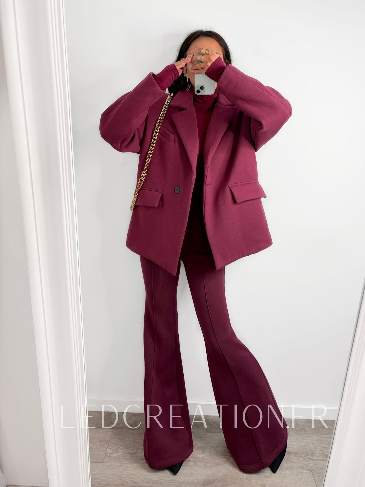 Pantalon Burgundy