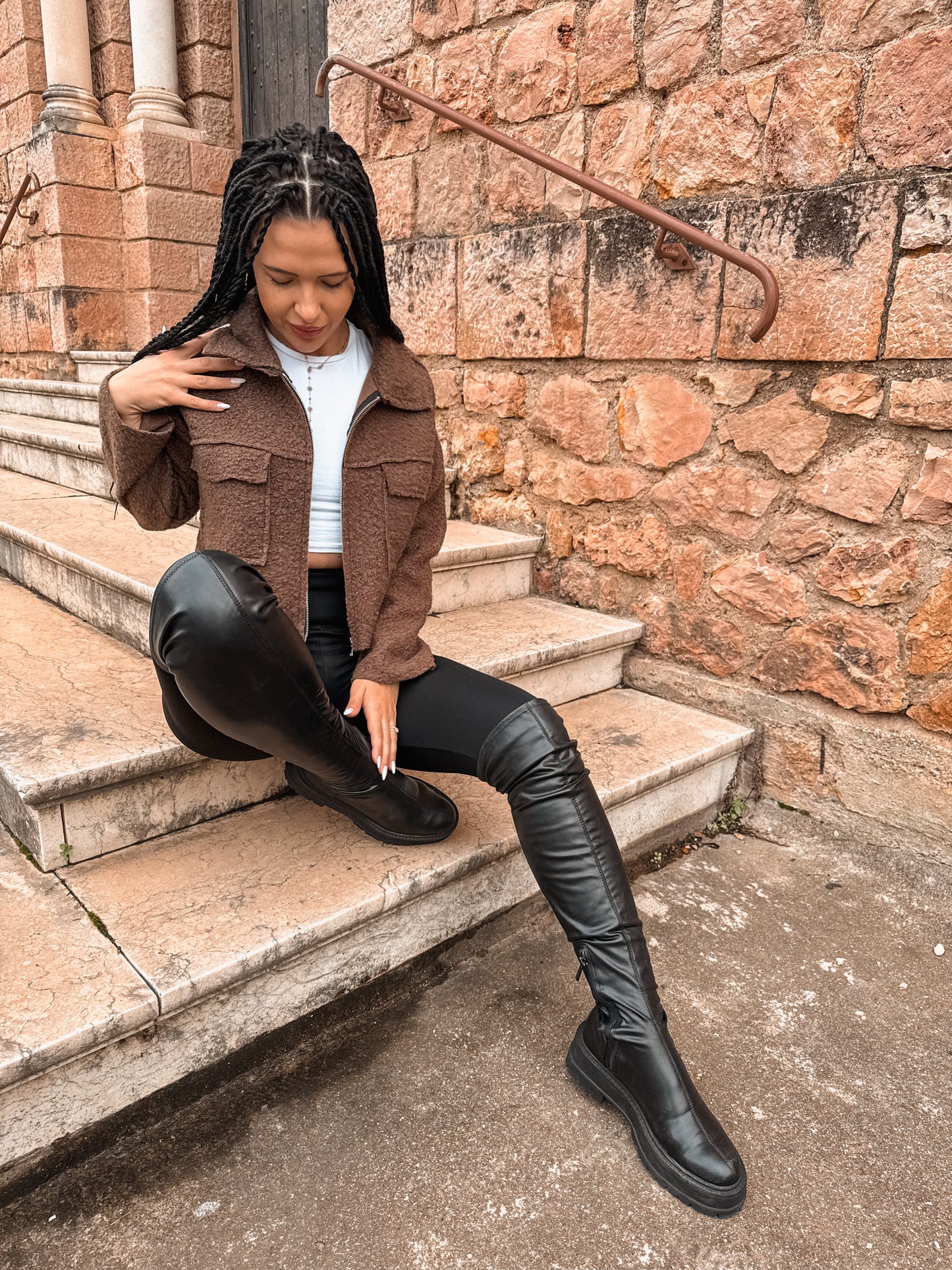 Gilet Carla marron
