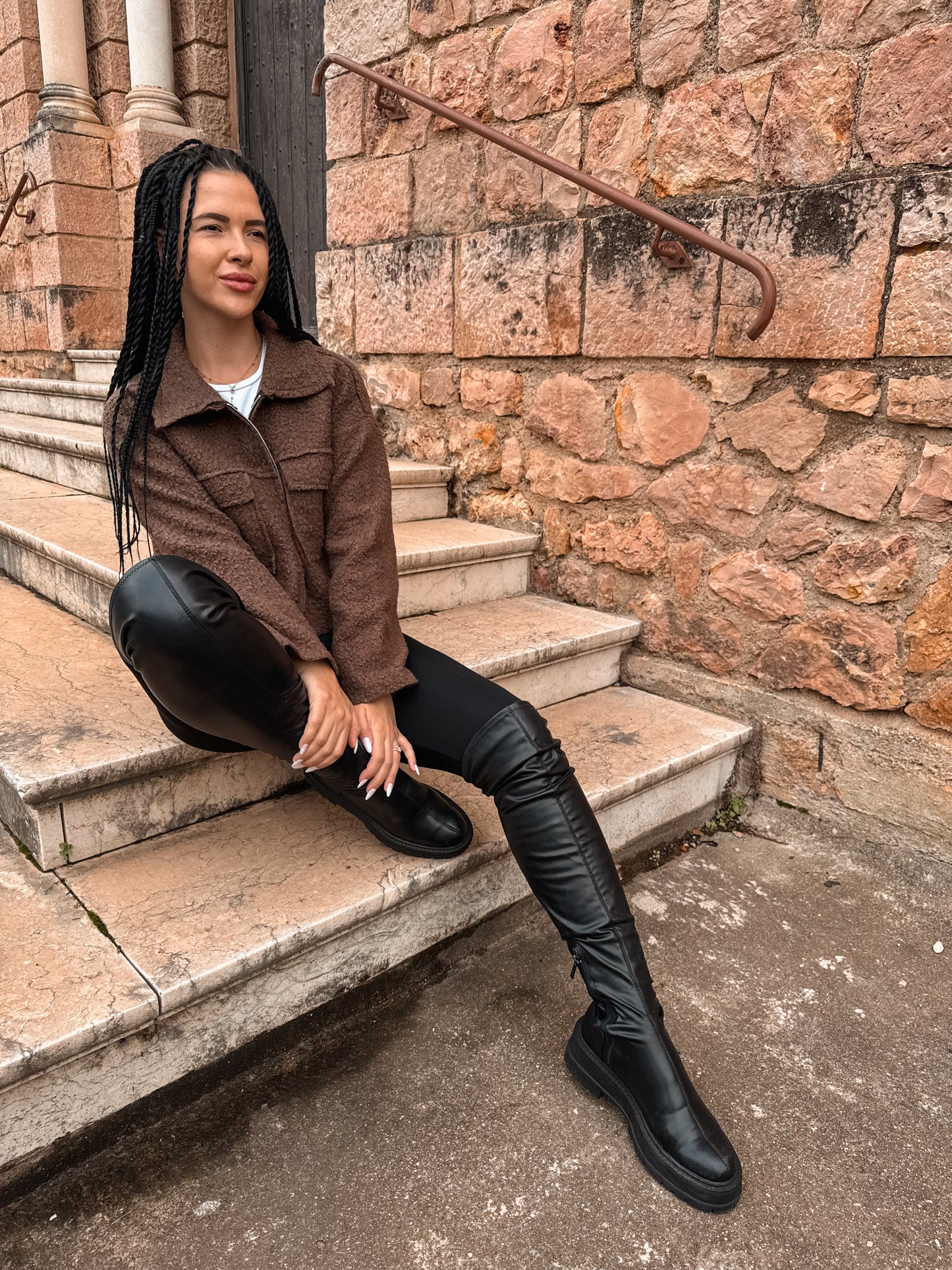 Gilet Carla marron
