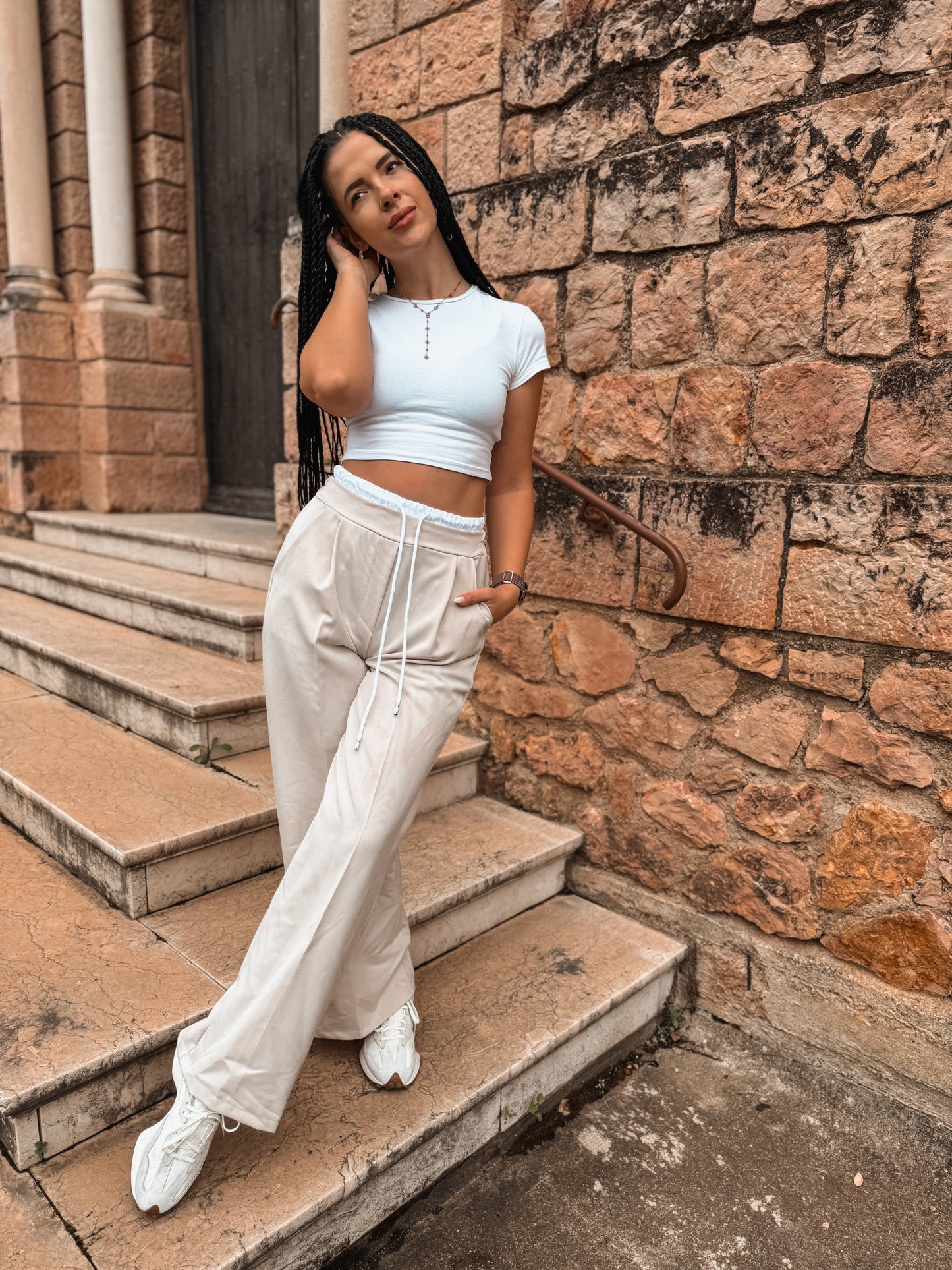 Pantalon Stella biege